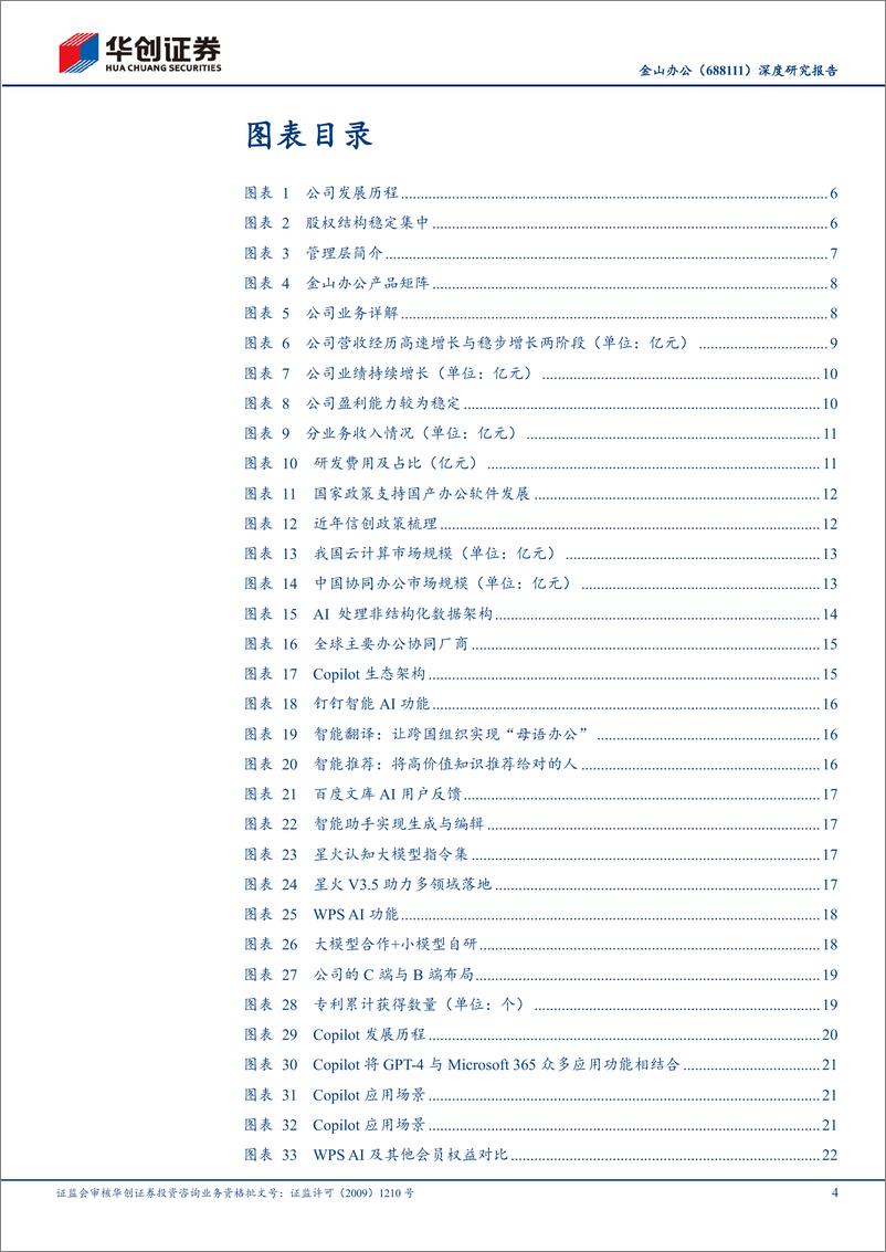 《华创证券-金山办公-688111-深度研究报告：从云化到智能，WPS AI未来可期》 - 第4页预览图