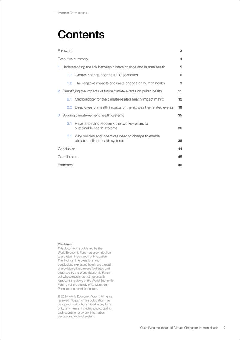 《量化气候变化对人类健康的影响报告》 - 第2页预览图