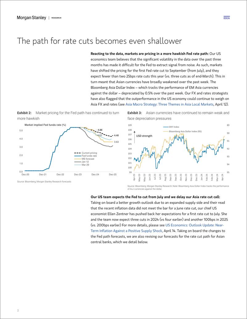 《Morgan Stanley Fixed-Asia Economics The Viewpoint An Even Shallower Rate Cut Pa...-107607276》 - 第2页预览图