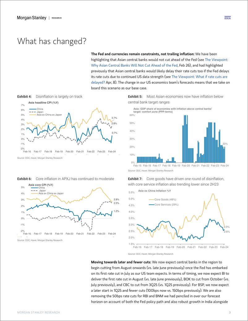 《Morgan Stanley Fixed-Asia Economics The Viewpoint An Even Shallower Rate Cut Pa...-107607276》 - 第3页预览图