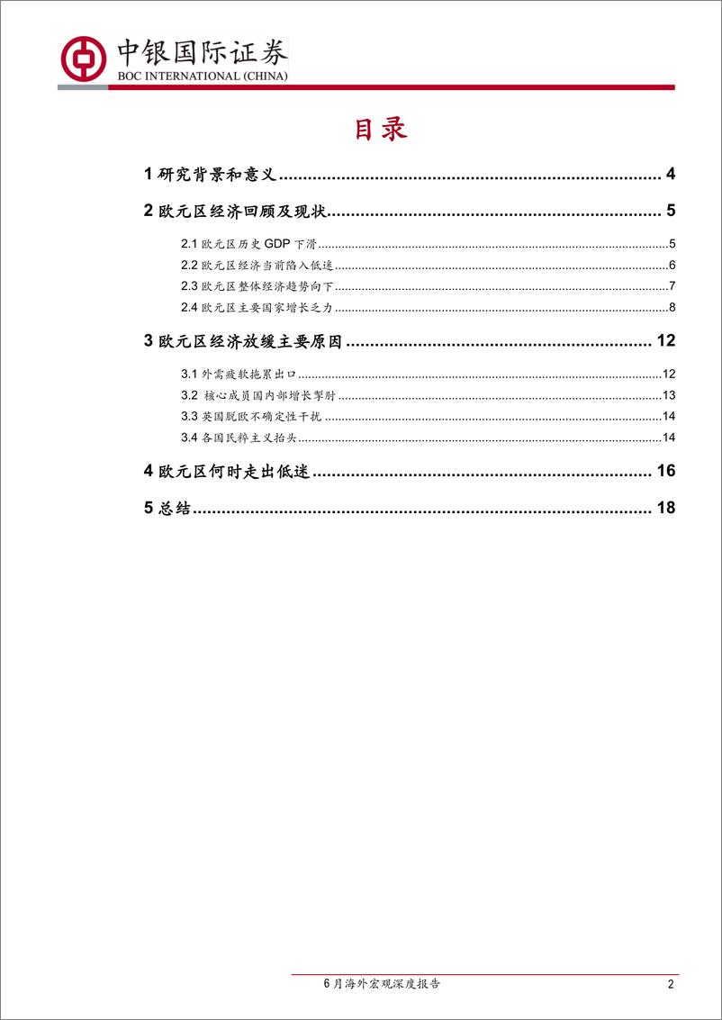《6月海外宏观深度报告：欧元区经济疲软，复苏前景何在-20190614-中银国际-20页》 - 第3页预览图