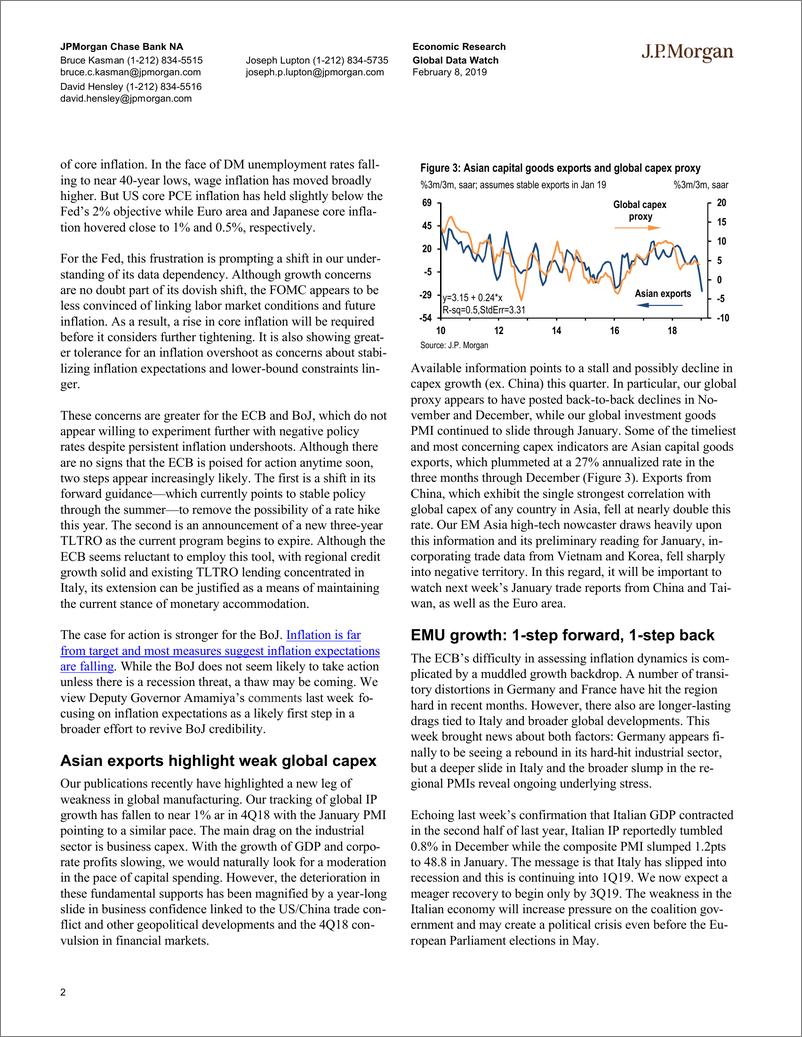 《J.P. 摩根-全球-宏观策略-全球宏观数据观察-2019.2.8-92页》 - 第3页预览图