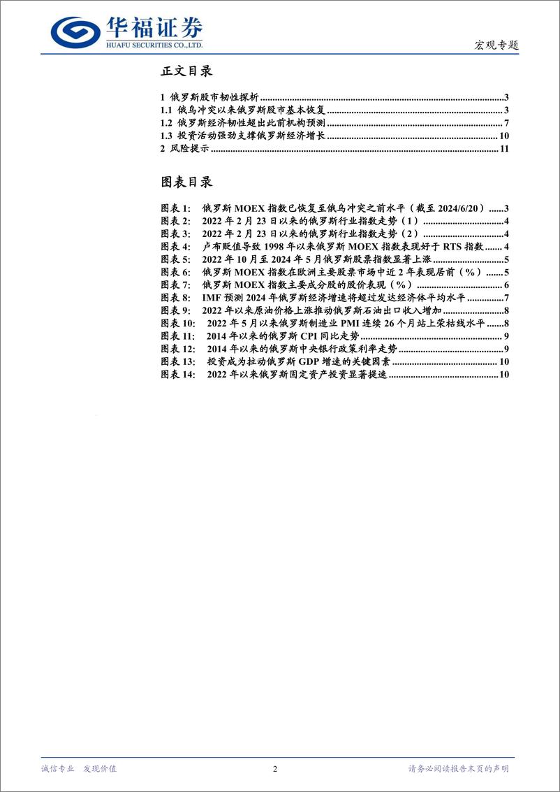 《全球热点观察系列(4)：俄罗斯股市韧性探析-240721-华福证券-12页》 - 第2页预览图