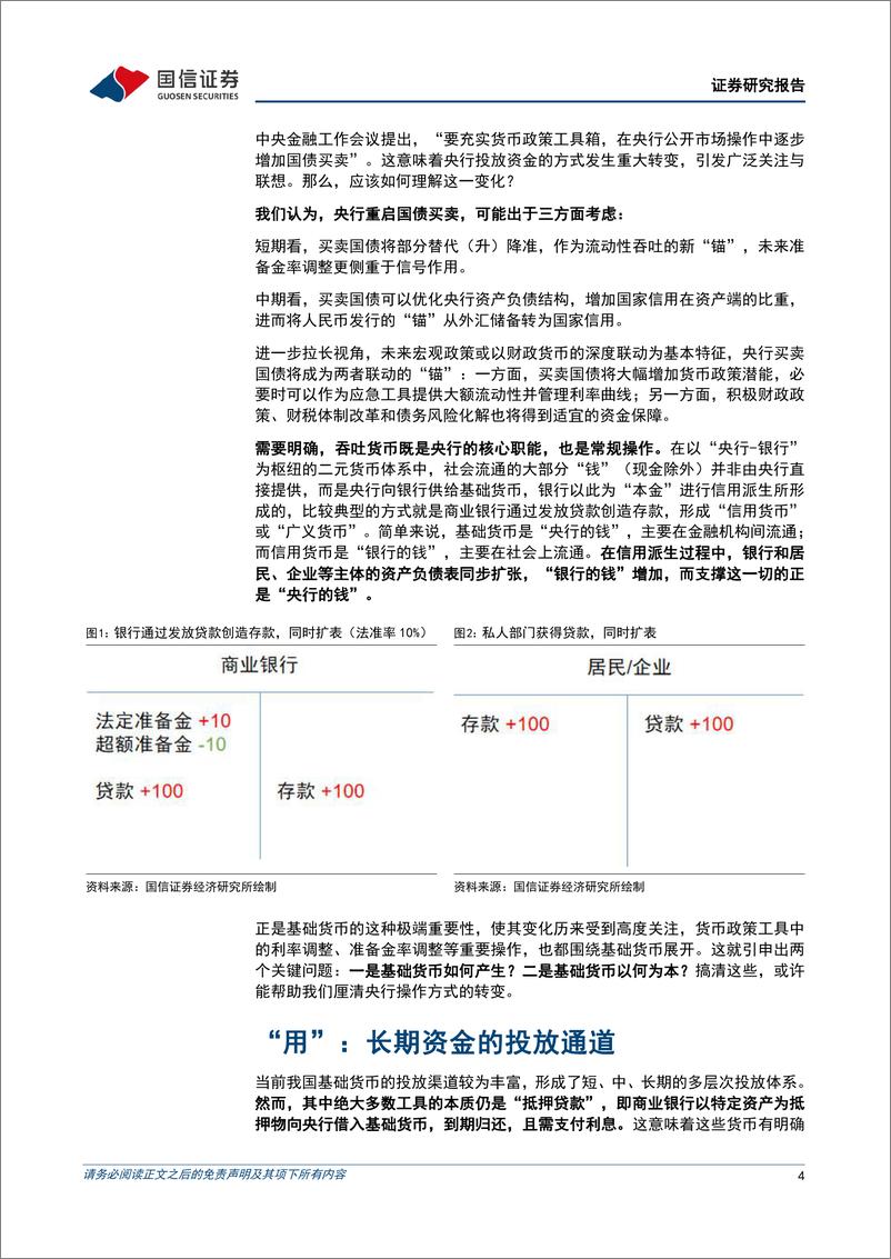 《宏观经济专题研究：中央银行吞吐国债的影响与意义，“体”与“用”，“新锚”之辩-240515-国信证券-13页》 - 第4页预览图