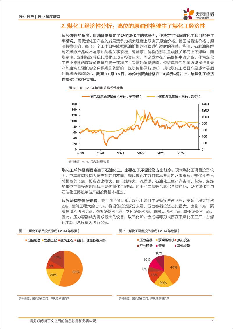 《建筑装饰行业深度研究：煤化工投资放量在即，把握工程%2b设备上行机遇-241205-天风证券-29页》 - 第7页预览图