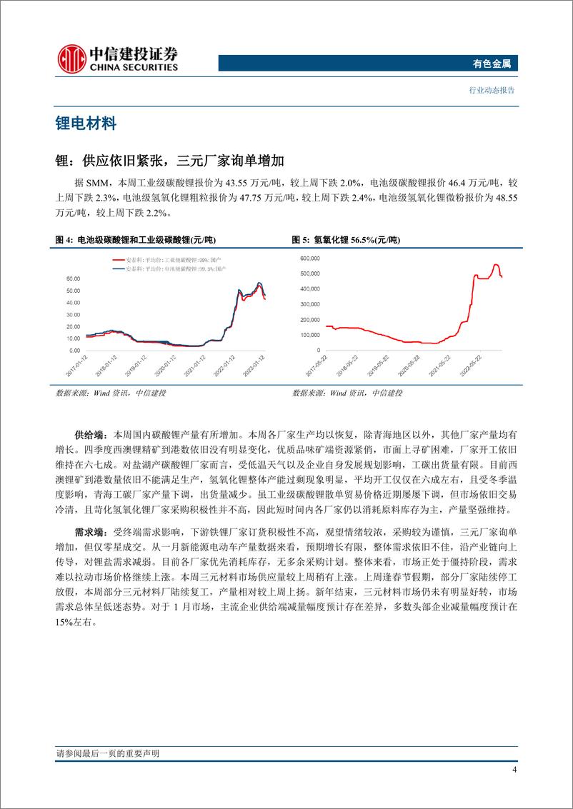 《有色金属行业动态：战略小金属高景气有望贯穿全年-20230204-中信建投-19页》 - 第7页预览图