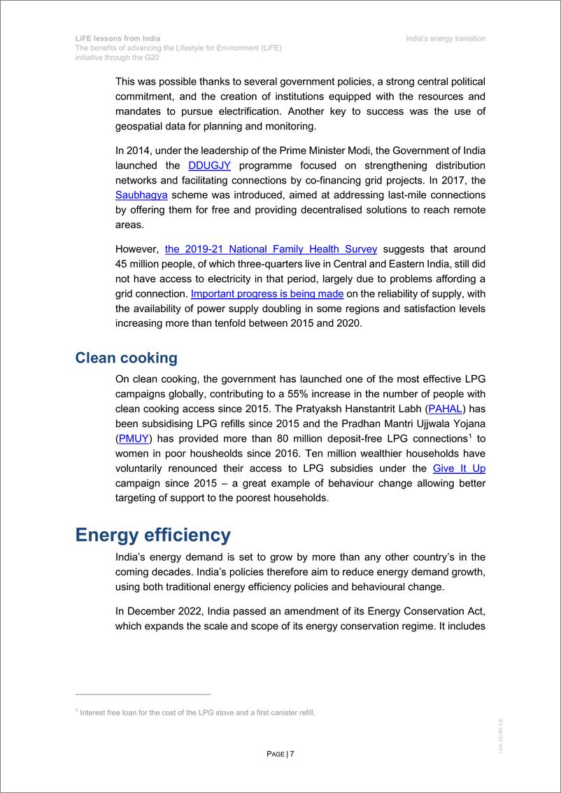 《国际能源署-印度的LiFE经验-通过G20推进环境生活方式（LiFE）倡议的好处（英）-2023.1-21页》 - 第8页预览图