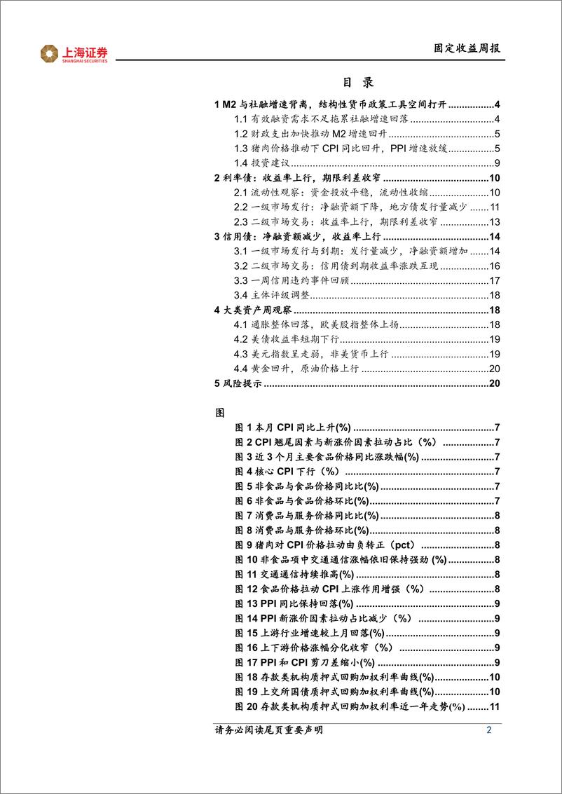 《M2与社融增速背离，结构性货币政策工具空间打开》 - 第2页预览图