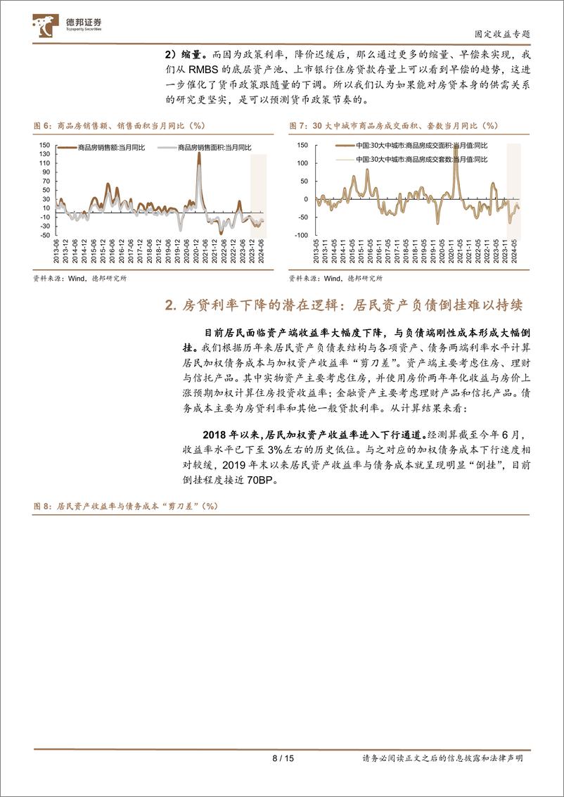 《深度框架：30年房贷与30年国债-240907-德邦证券-15页》 - 第8页预览图