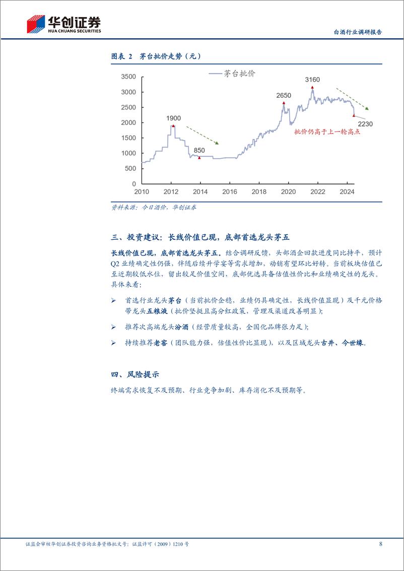 《白酒行业调研报告：四川湖南酒企股东大会及渠道调研反馈，聆听一线的声音，大浪淘沙，务实应对-240701-华创证券-12页》 - 第8页预览图