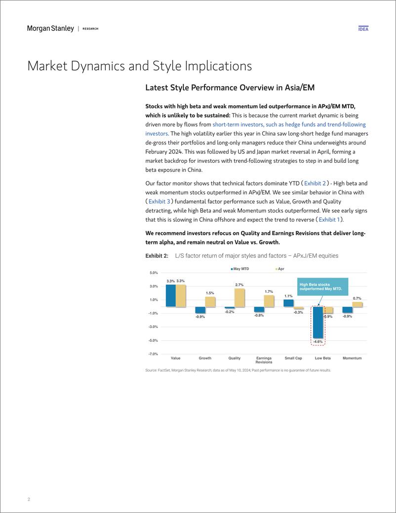 《Morgan Stanley-Asia Quantitative Strategy Monthly Perspectives Whats nex...-108193833》 - 第2页预览图