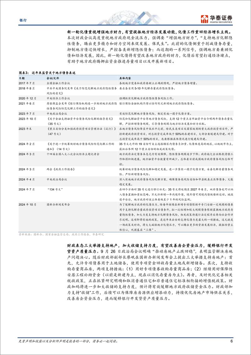 《银行业：预期修复，夯实前行-241104-华泰证券-34页》 - 第6页预览图