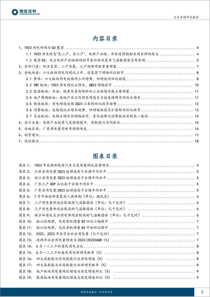 《公用事业及环保产业行业研究：1H23&6M23用电，二产奠基，三产释放弹性-20230811-国金证券-20页》 - 第3页预览图