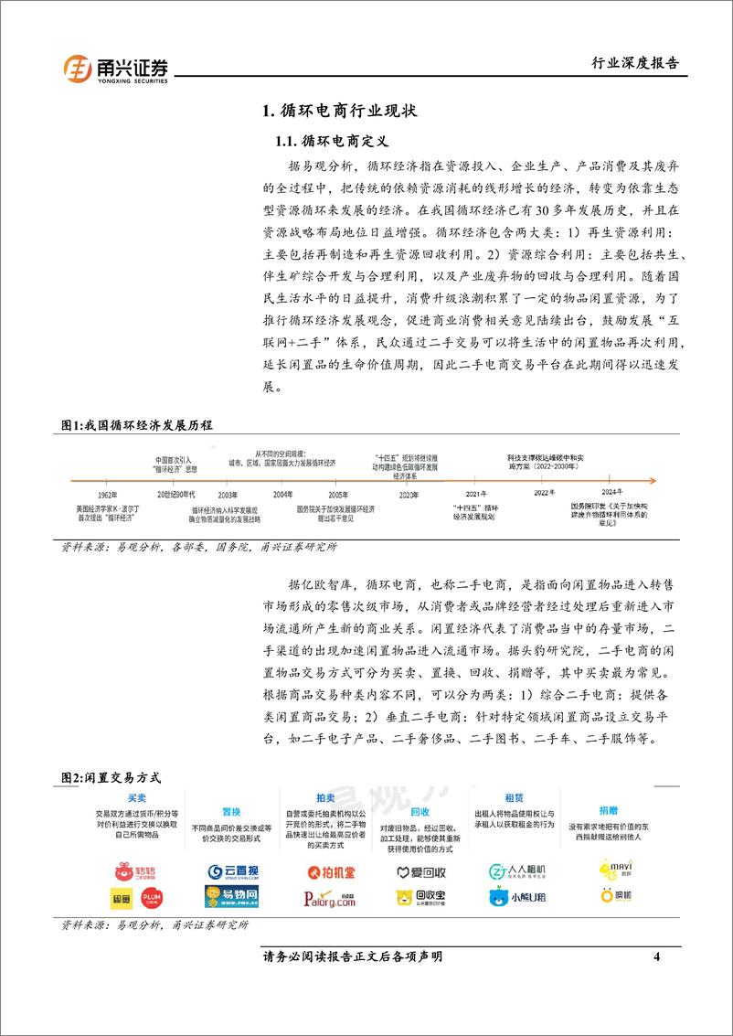 《循环电商行业深度报告_性价比消费助推循环电商_闲置消费市场空间广阔-甬兴证券》 - 第4页预览图