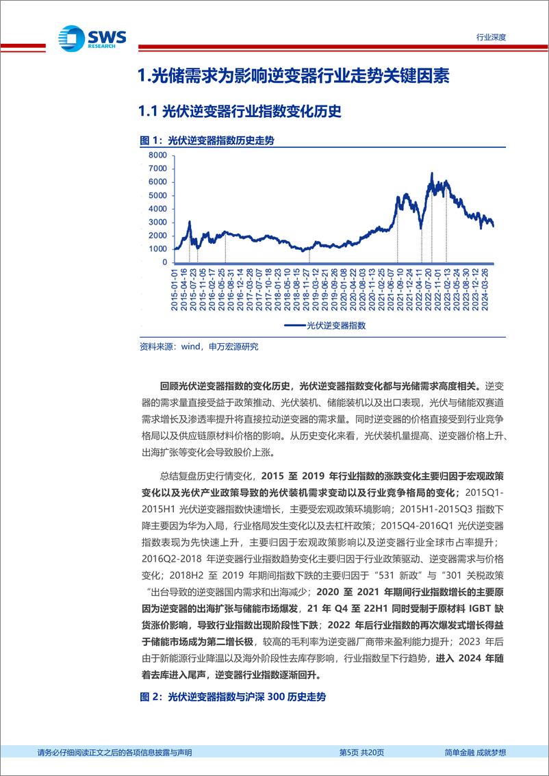 《电力设备行业逆变器专题二：观古知今，向阳而生，逆变器行业指数逐步筑底，向阳而生-240630-申万宏源-20页》 - 第5页预览图