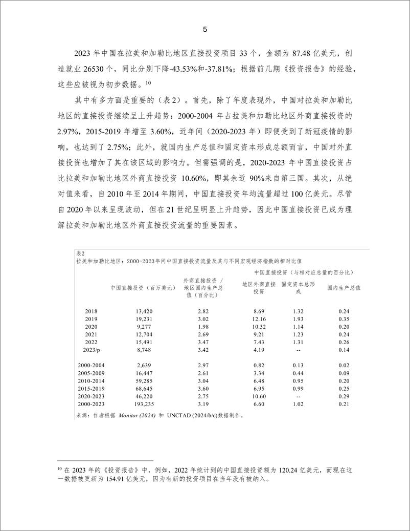 《2024 年中国在拉丁美洲和加勒比地区直接投资报告》 - 第5页预览图