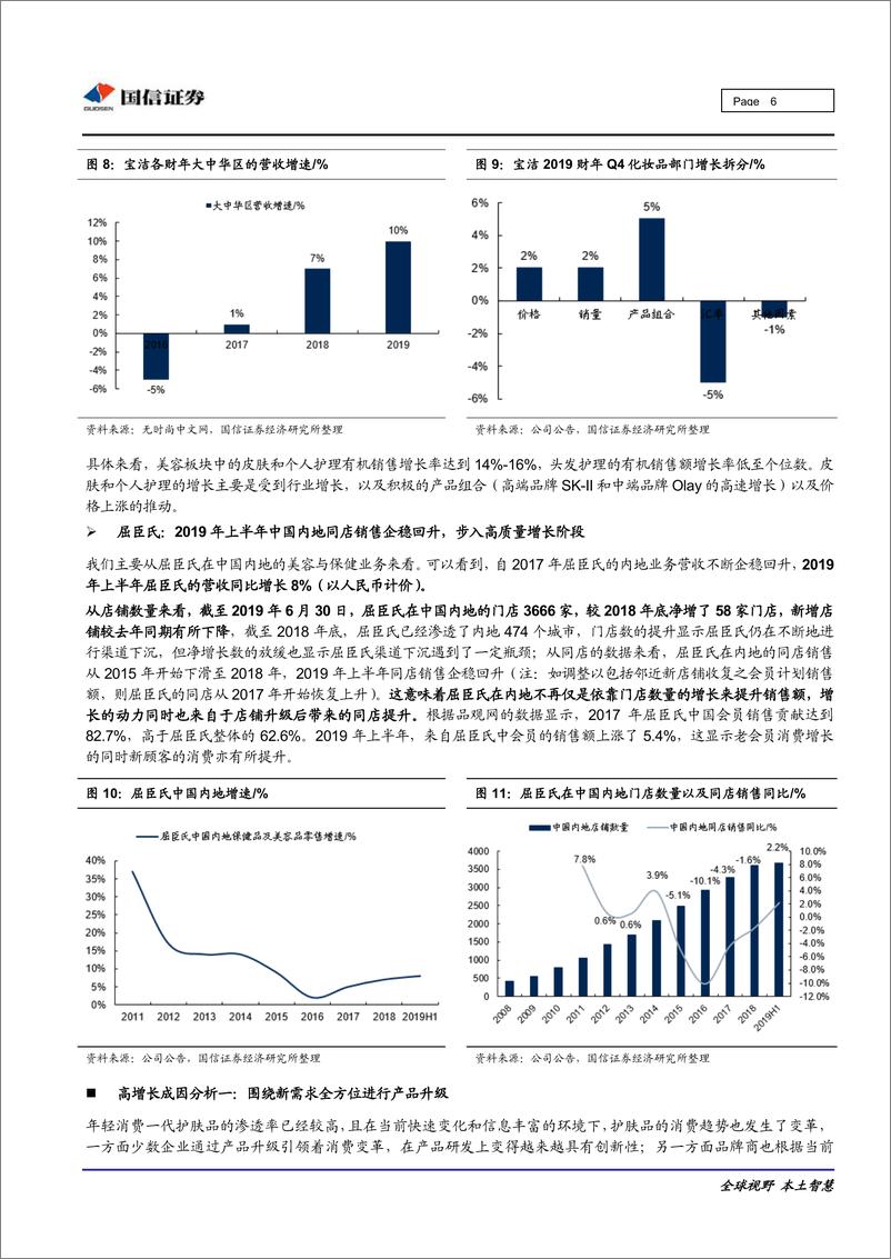 《日用化学品行业~海外化妆品企业运营观察：品牌焕新是基石，产品升级是核心，渠道切换是催化-20190821-国信证券-14页》 - 第7页预览图