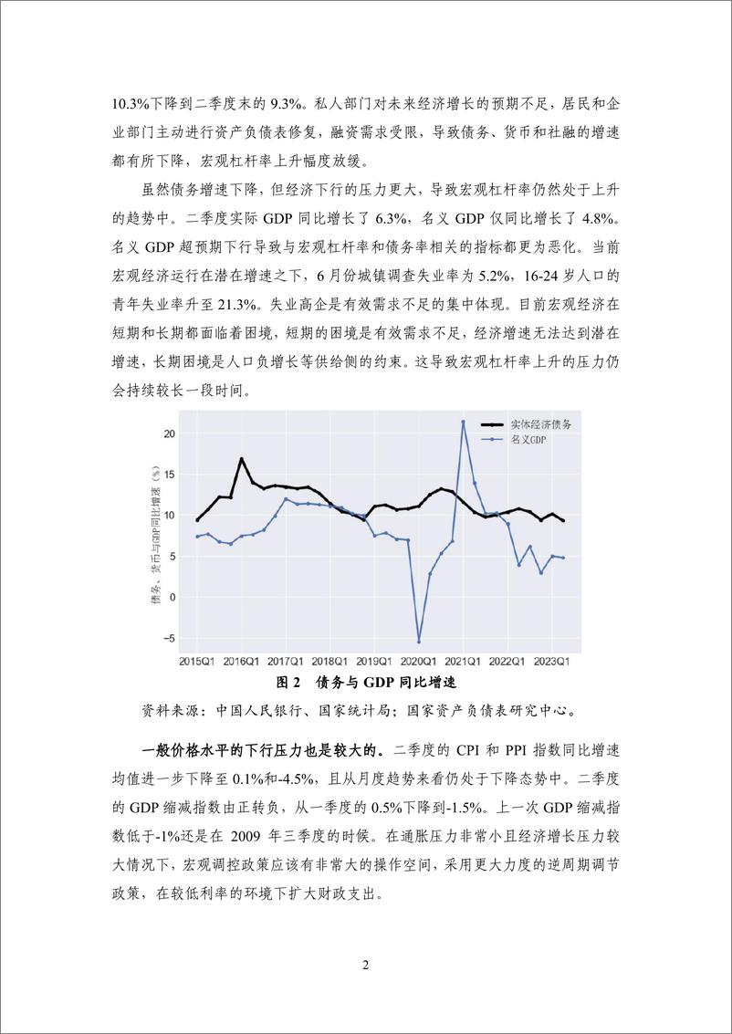 《【NIFD季报】资产负债表衰退还是资产负债表修复？：2023Q2宏观杠杆率-NIFD-2023.7-25页》 - 第7页预览图