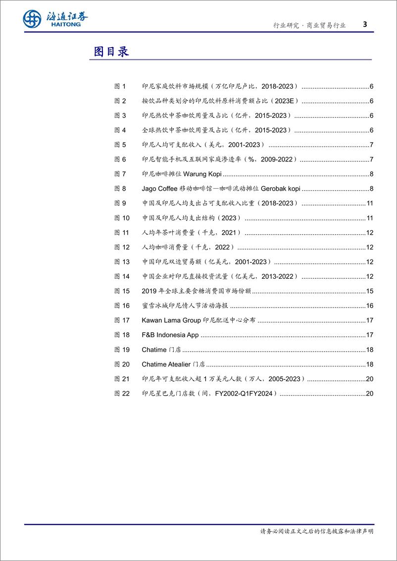 《商业贸易行业专题报告_东南亚消费产业研究_印尼茶咖行业——品牌出海必争之地_机遇与挑战并存》 - 第3页预览图