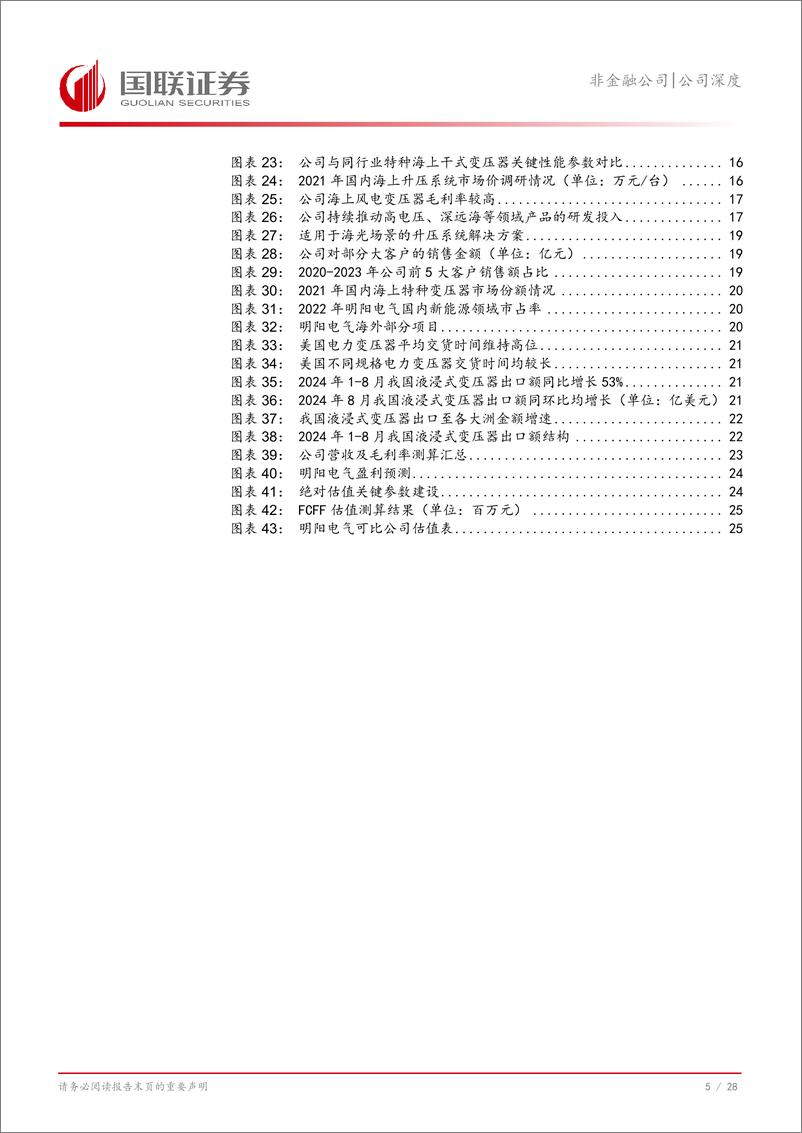 《明阳电气(301291)海上场景优势明显，海外拓展助推新增长-241119-国联证券-29页》 - 第5页预览图