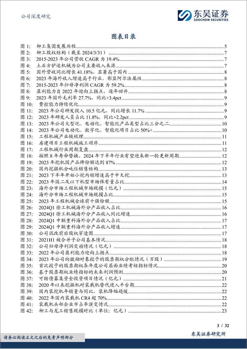 《柳工-000528.SZ-混改释放利润弹性，国际化&电动化助力开启新征程-20240608-东吴证券-32页》 - 第3页预览图