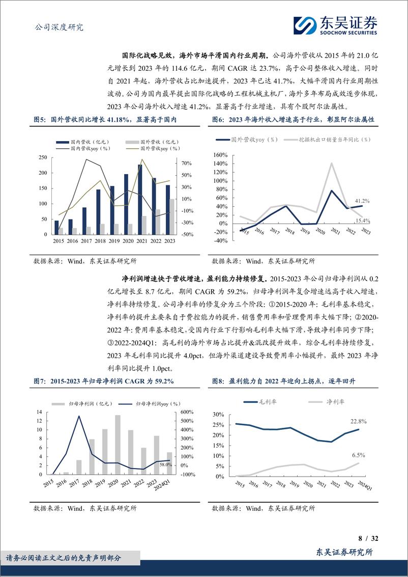 《柳工-000528.SZ-混改释放利润弹性，国际化&电动化助力开启新征程-20240608-东吴证券-32页》 - 第8页预览图