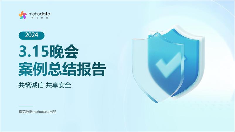 《梅花数据：2024年3.15晚会案例总结报告》 - 第1页预览图