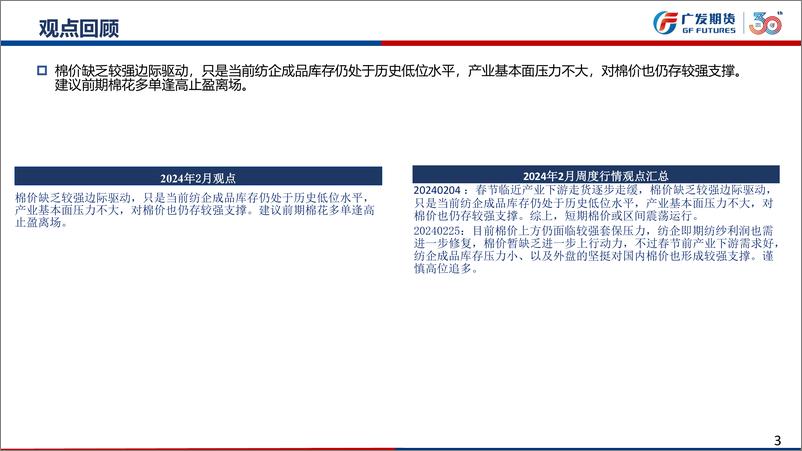 《棉花期货3月月报：关注下游订单承接情况-20240303-广发期货-35页》 - 第3页预览图