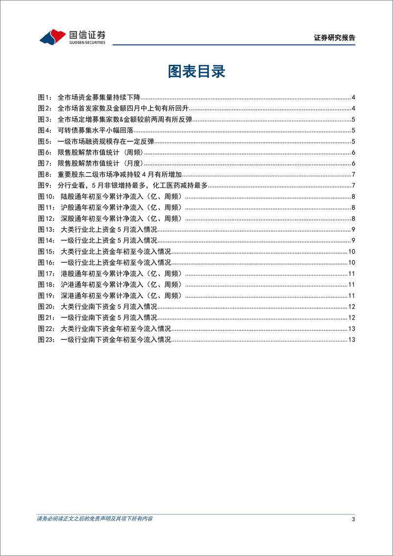 《资金观测半月谈：再融资需求遇冷，南下资金五月大幅流入-20220602-国信证券-16页》 - 第4页预览图