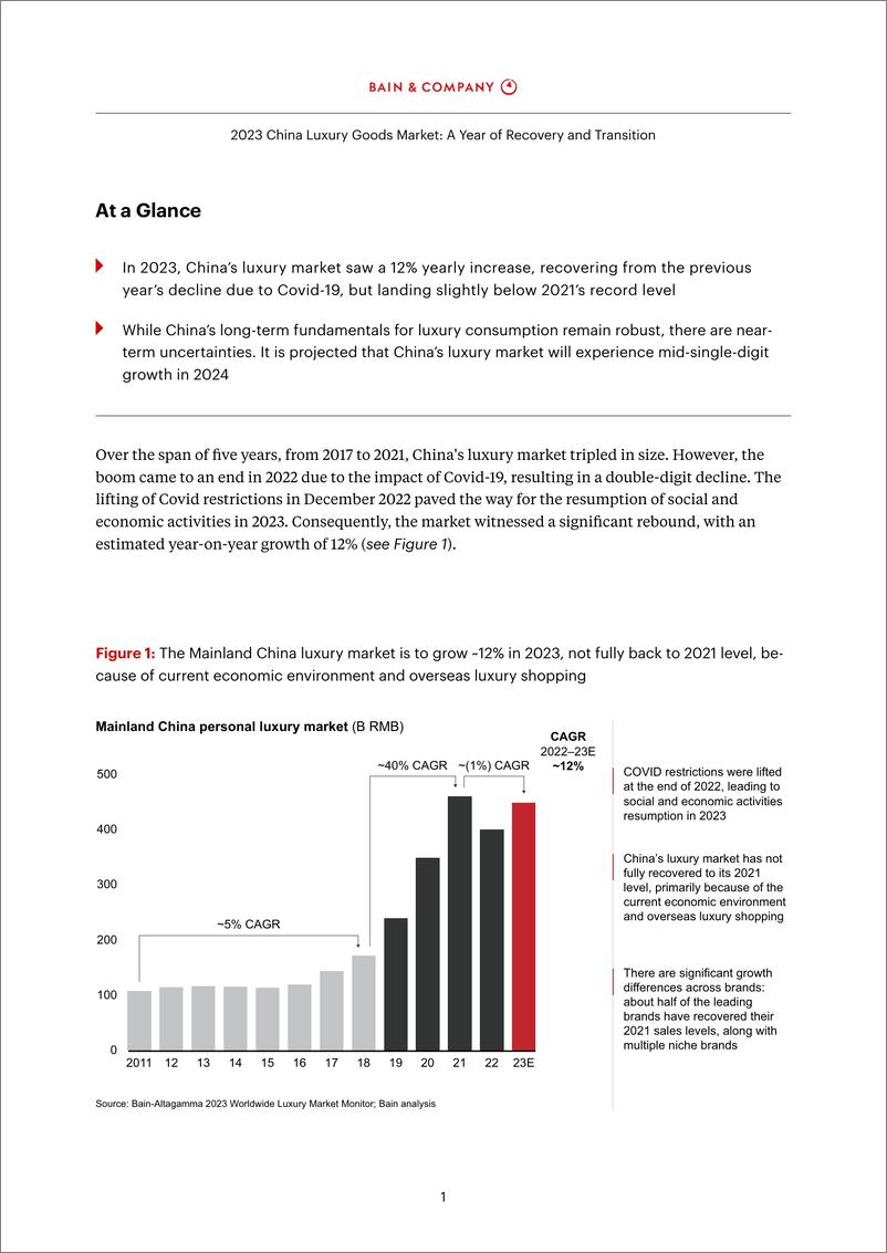 《2023年中国奢侈品市场-复苏和过渡之年-英文版-贝恩Bain》 - 第3页预览图