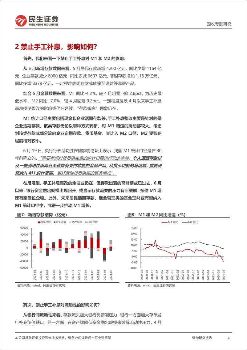 《利率专题：“禁止手工补息”退潮，债市怎么看？-240624-民生证券-15页》 - 第6页预览图