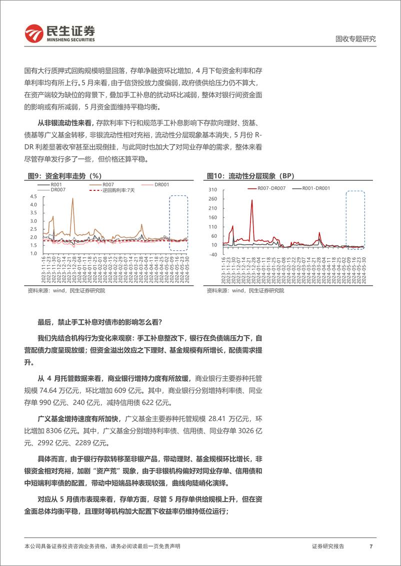 《利率专题：“禁止手工补息”退潮，债市怎么看？-240624-民生证券-15页》 - 第7页预览图