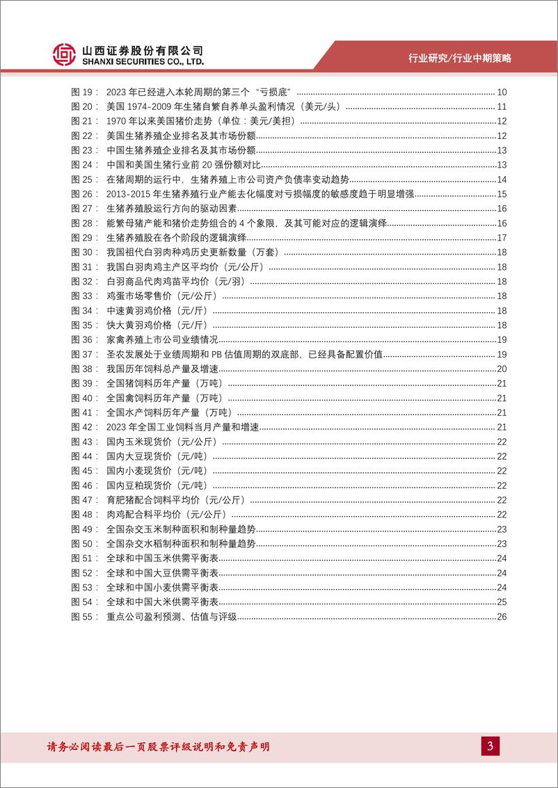 《农业行业2023年中期策略：看好稳健生猪养殖股、海大集团、圣农发展在当前的配置时机-20230727-山西证券-28页》 - 第4页预览图