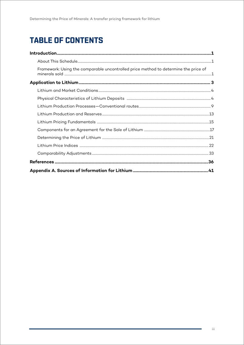 《矿产价格的确定_锂的转让定价框架-OECD》 - 第3页预览图