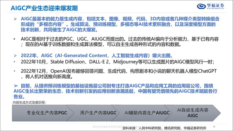 《计算机行业：AIGC&ChatGPT发展报告 20230216 -华福证券》 - 第4页预览图