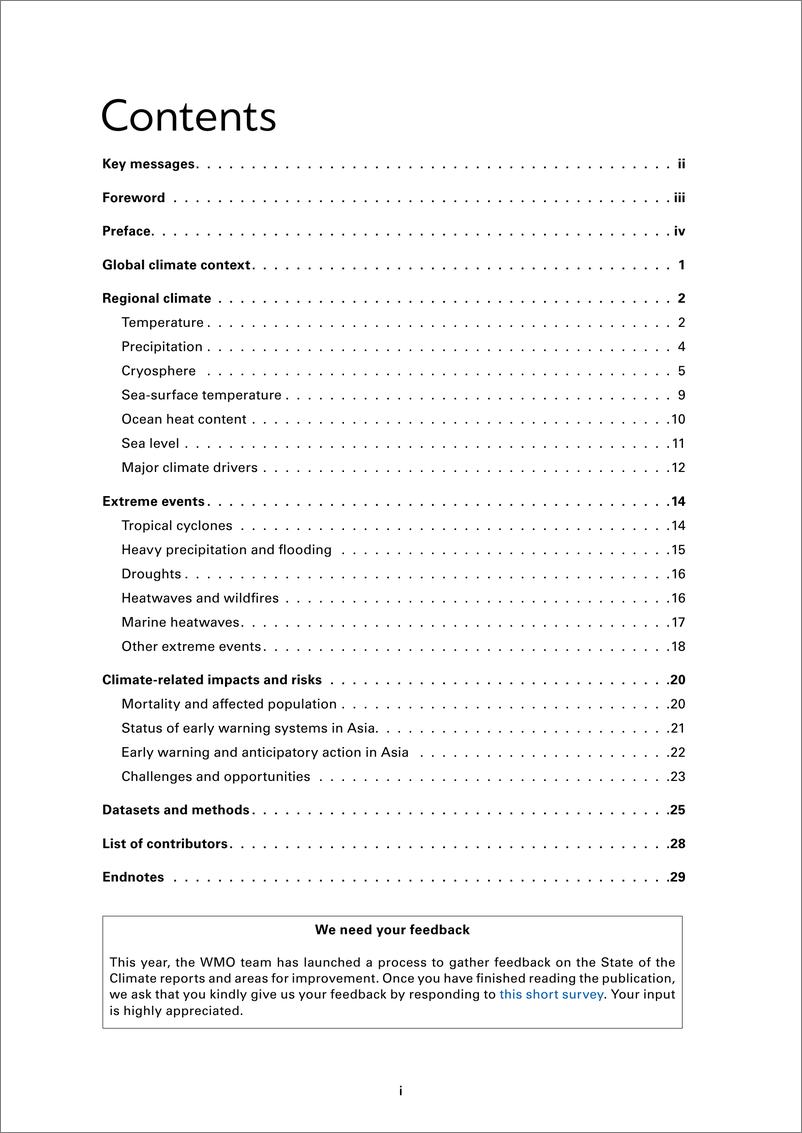 《2023年亚洲气候状况报告（英文版）-世界气象组织》 - 第3页预览图