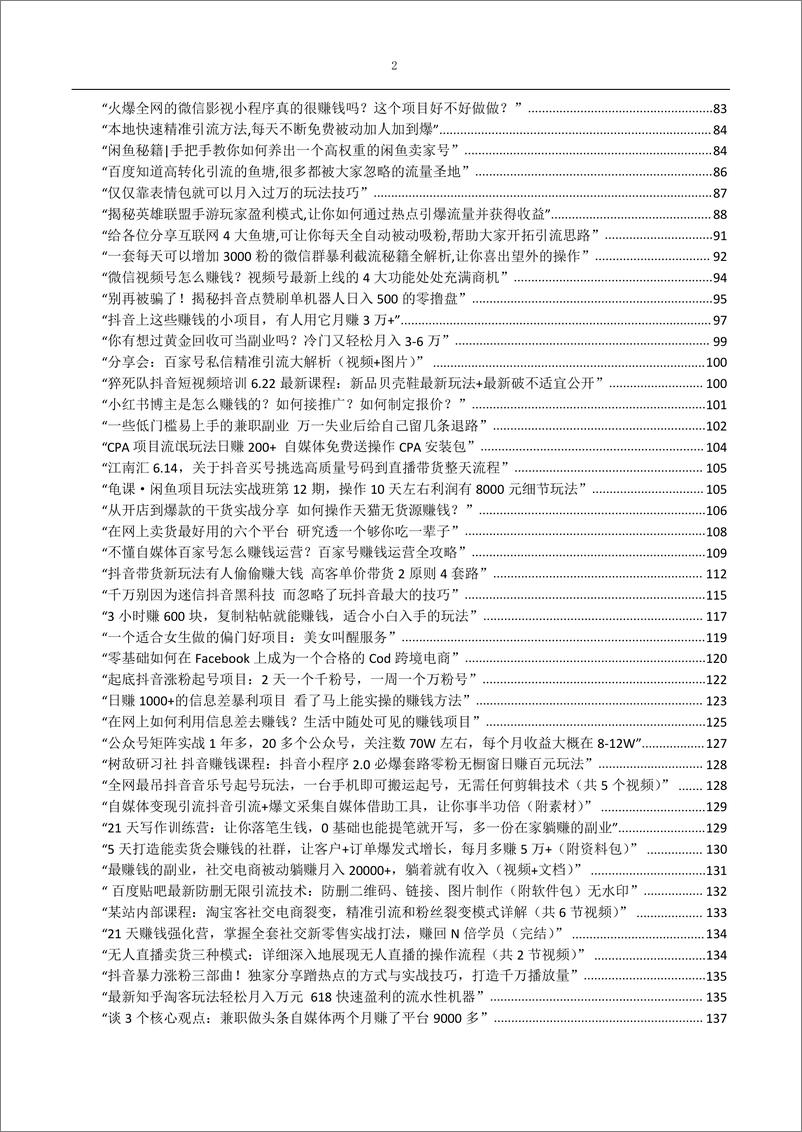 《2024年最新680个项目拆解》 - 第2页预览图