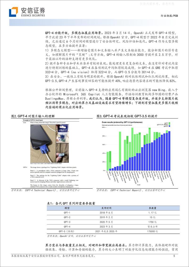 《安信证券-PCB行业：AI引爆算力需求，PCB行业迎市场增量-230430》 - 第5页预览图