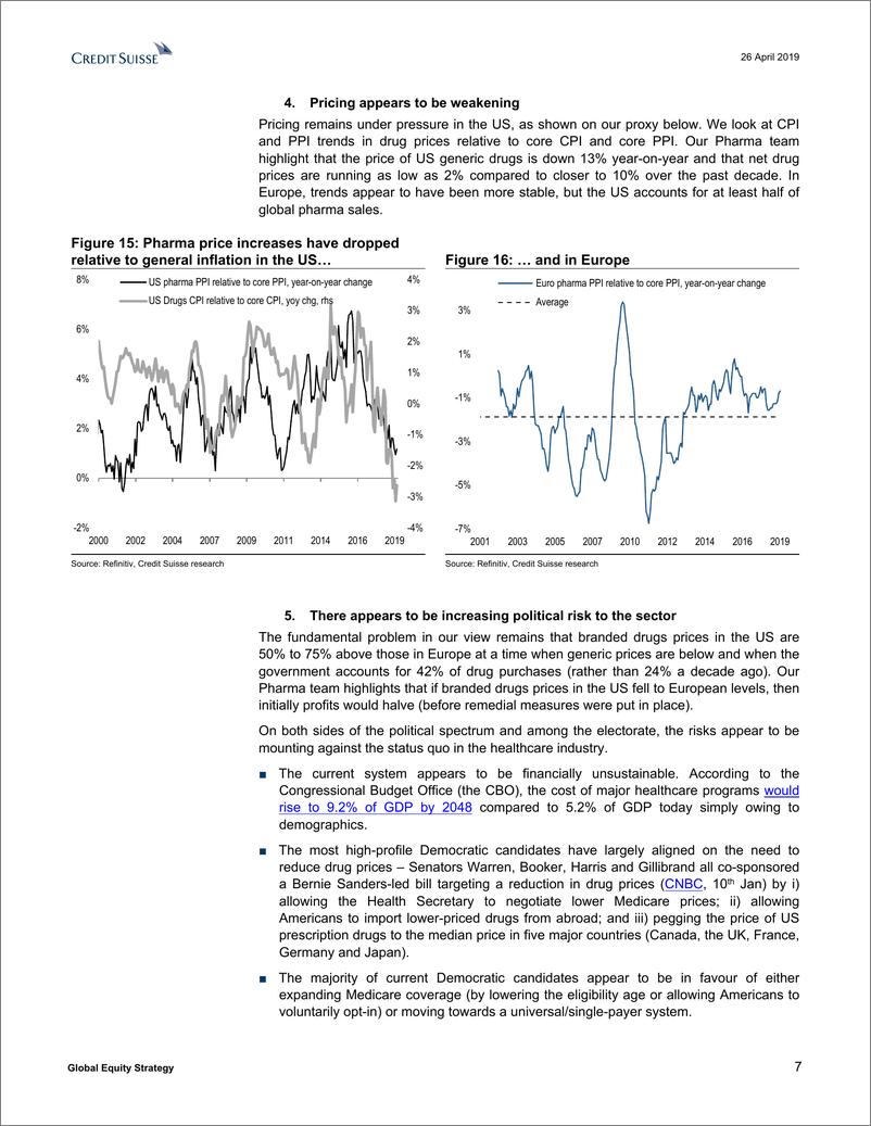 《瑞信-全球-投资策略-全球股票策略：将欧洲制药公司的评级下调至基准-2019.4.26-21页》 - 第8页预览图