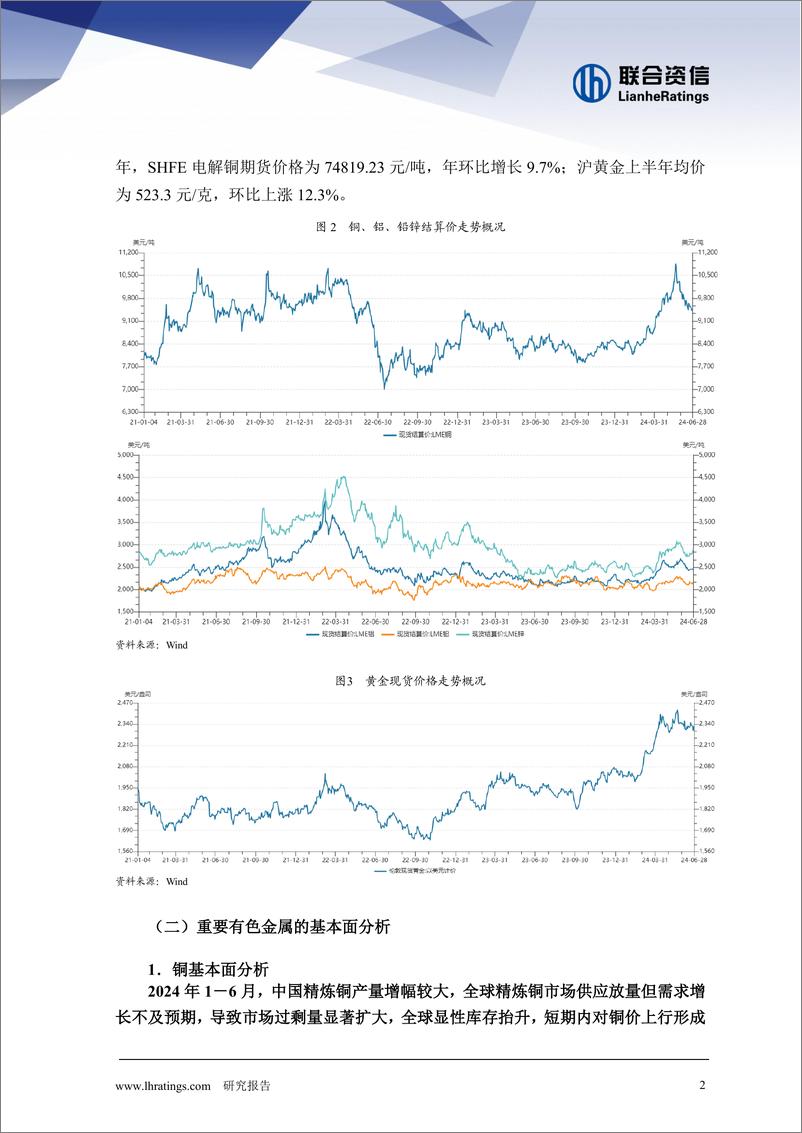 《2024年半年度有色金属行业信用风险总结与展望》 - 第3页预览图