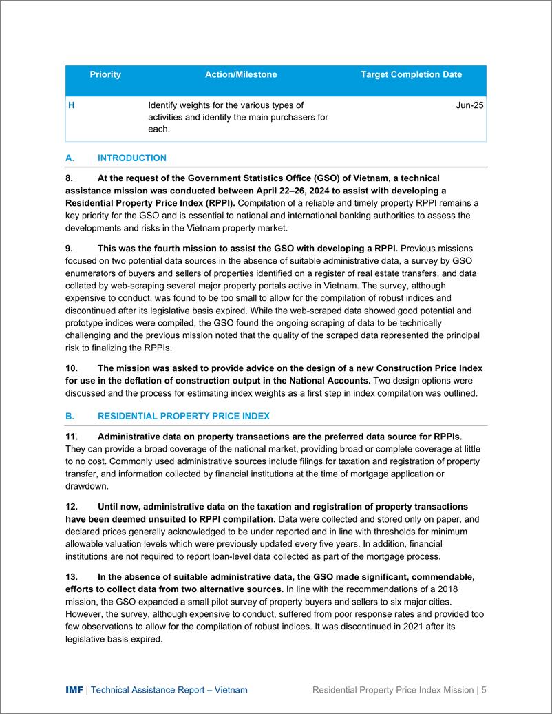 《IMF-越南：住宅物业价格指数考察团技术援助报告（2024年4月22日至26日）（英）-11页》 - 第7页预览图