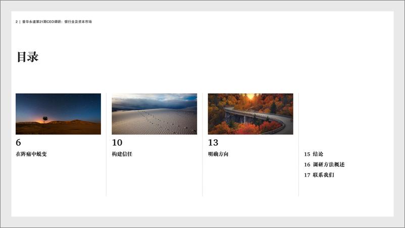 《第21期全球CEO调研：银行业及资本市场调研结果摘要》 - 第2页预览图