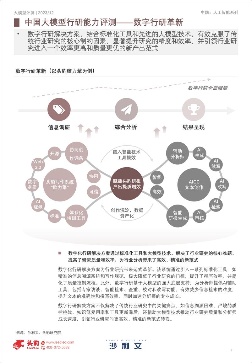 《中国大模型行研能力评测报告2023》 - 第8页预览图