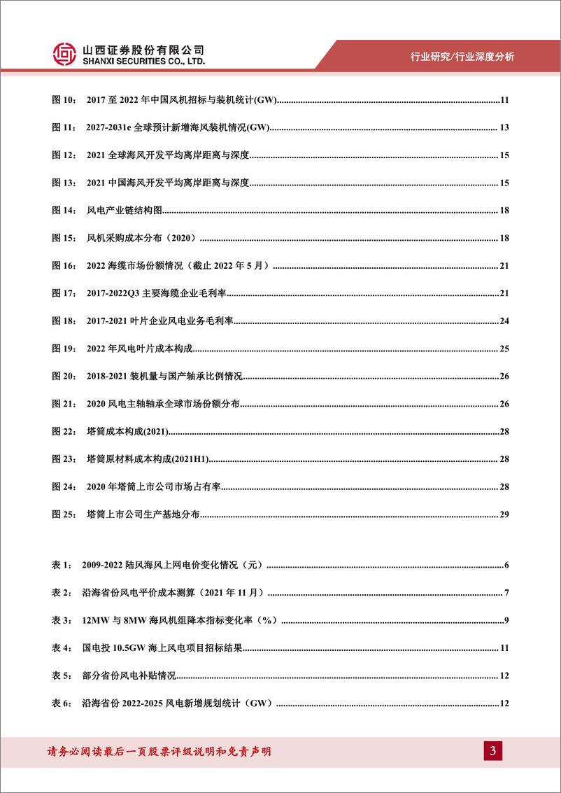 《风电行业深度报告：海风开启高景气周期，聚焦风机大型化与高附加值环节-20230112-山西证券-34页》 - 第4页预览图