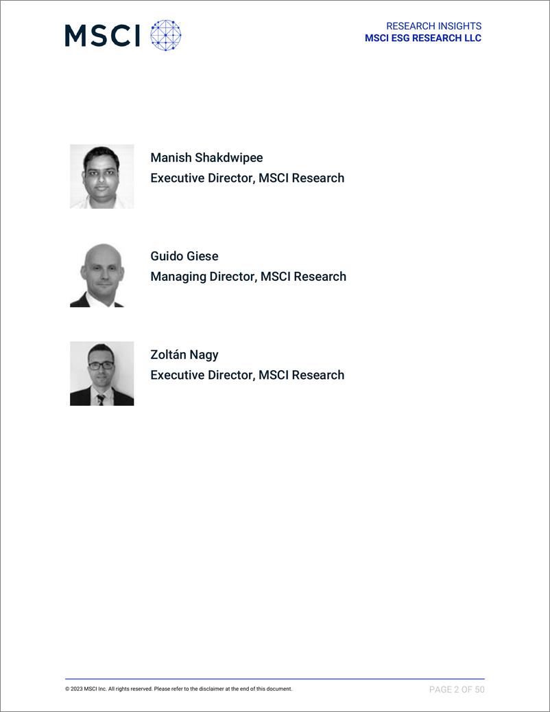 《了解 MSCI 的气候指标Understanding MSCIs Climate Metrics-英-50页》 - 第3页预览图