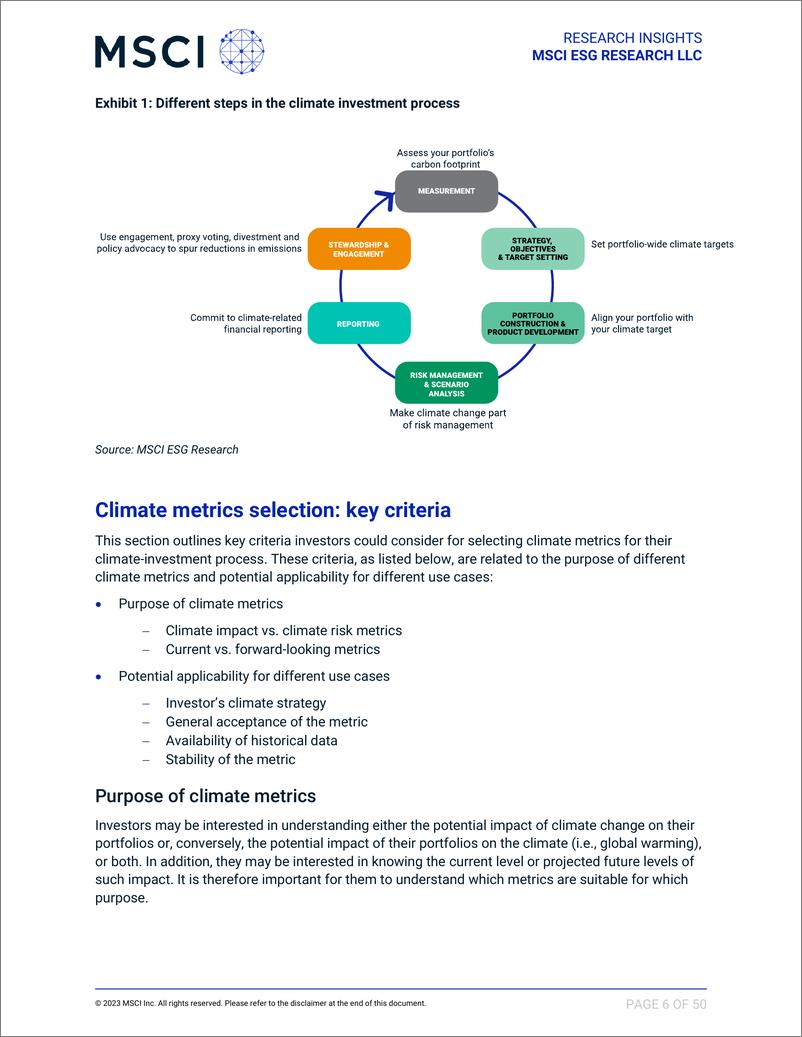 《了解 MSCI 的气候指标Understanding MSCIs Climate Metrics-英-50页》 - 第7页预览图