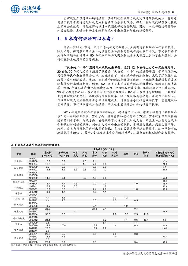 《24年策略展望系列1：宽财政如何拉动企业盈利？-241127-海通证券-19页》 - 第6页预览图