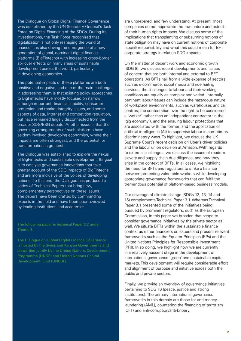 《UNDP-金融科技巨头与国际治理、政策制定与联合国可持续发展目标：国际金融治理中的可持续发展目标（英文）-2021.6-25页》 - 第2页预览图