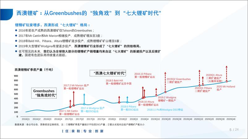 《锂·西澳锂精矿行业专题报告：2019Q1经营汇总，西澳锂矿的囚徒困境-20190514-国泰君安-33页》 - 第6页预览图