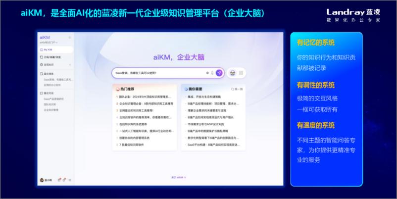 《蓝凌研究院（黄德毅）：2024年知识＋AI，用新一代KM构建“企业大脑”报告-18页》 - 第8页预览图